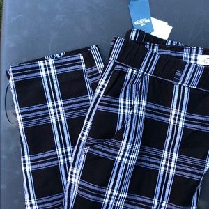 Hollister Plaid Dress Pants